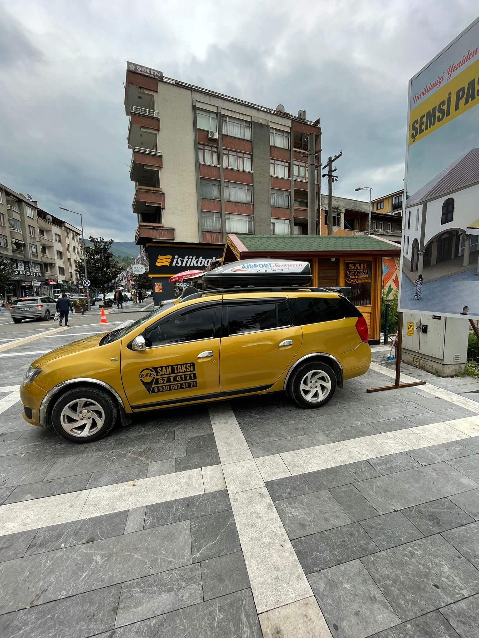 Devrek taksi durağı görünümü